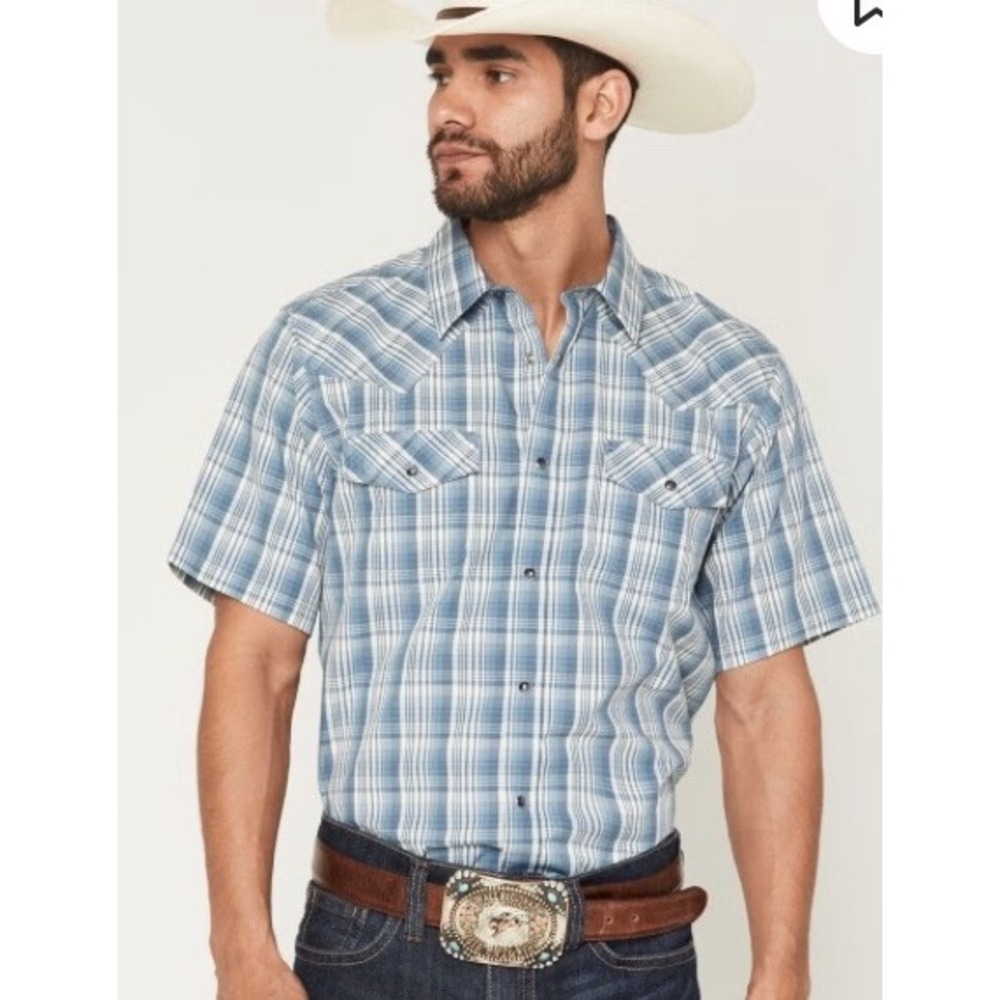 Cody James Briggs Western Shirt Blue Size XLT New With Tags